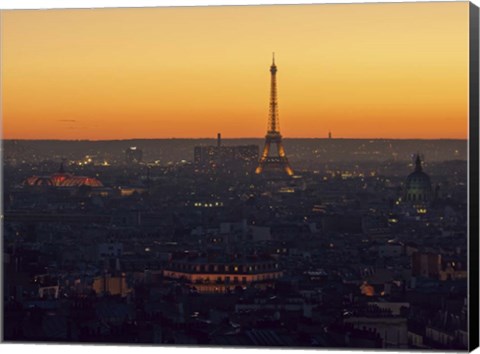Framed D Paris Print