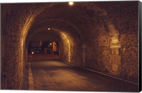 Framed Door To Paris (2) Print