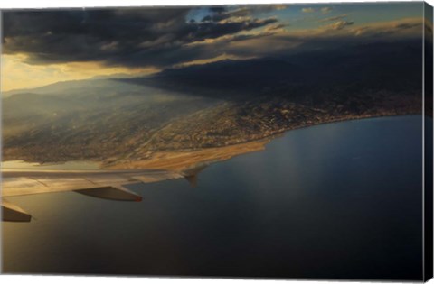 Framed Nice Airport Print