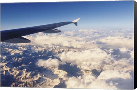 Framed Over The Mountains Print