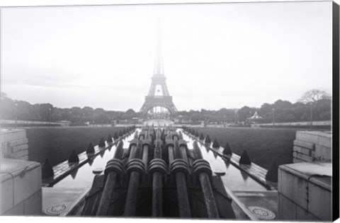 Framed Fire Eiffel 2 Print