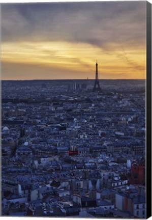 Framed Paris at Dusk Print
