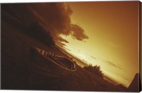 Framed Old Boat Print