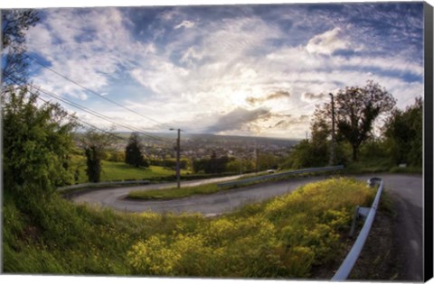 Framed Windy Road Print