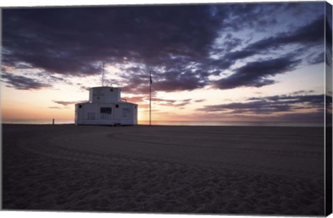 Framed Poste De Secours Print