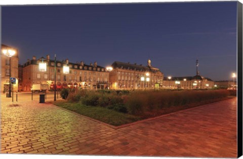 Framed Place De La Bourse Print