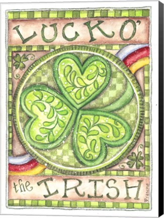 Framed Luck O&#39; The Irish Print