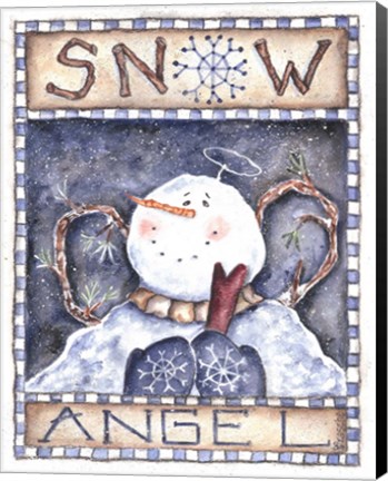 Framed Snow Angel Print