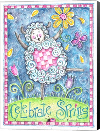 Framed Celebrate Spring Print