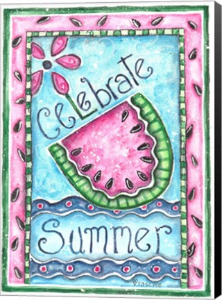Framed Celebrate Summer Print