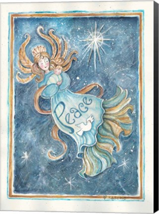 Framed Peace Angel Print