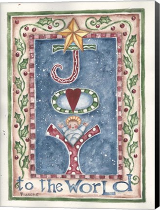 Framed Joy to the World Print