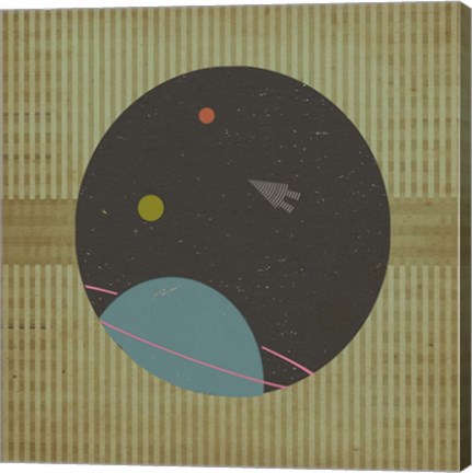 Framed Rocket Print