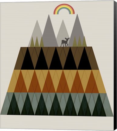 Framed Layers Print