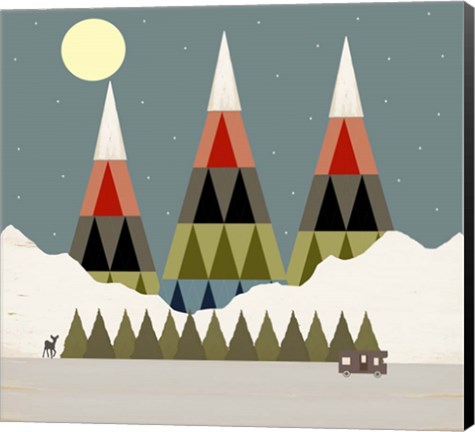 Framed Evening Ride Print
