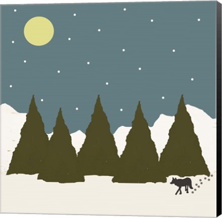 Framed First Snowfall Print