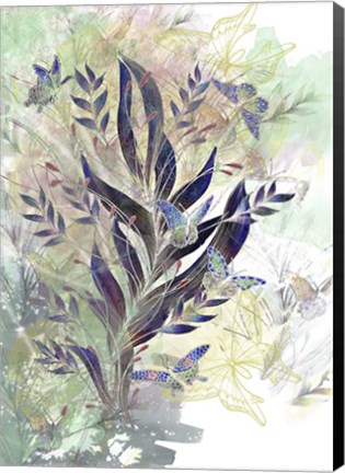 Framed Flutter of Butterflies Print