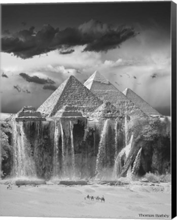 Framed Camel Wash Station Print