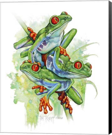 Framed Red Eyes Print