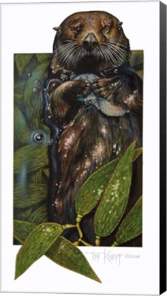Framed Sea Otter Print