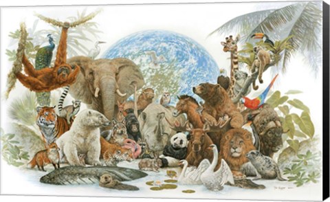 Framed Animal Kingdom Print