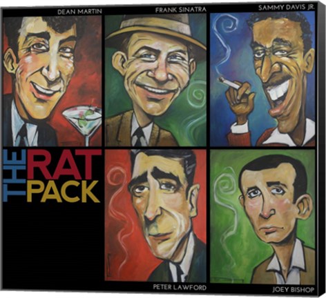 Framed Rat Pack Print