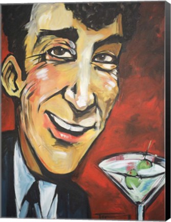Framed Dean Martin Print
