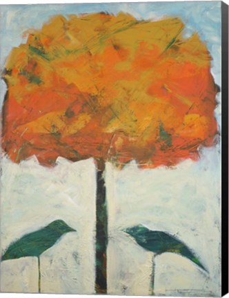 Framed Birds And Maple Print