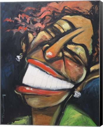 Framed Jazz Singer Print