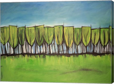 Framed Evangelist Trees Print