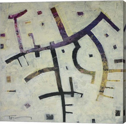 Framed Pirate Map Print