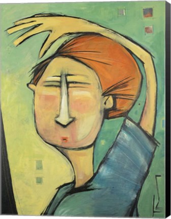 Framed Trying To See The Future Print