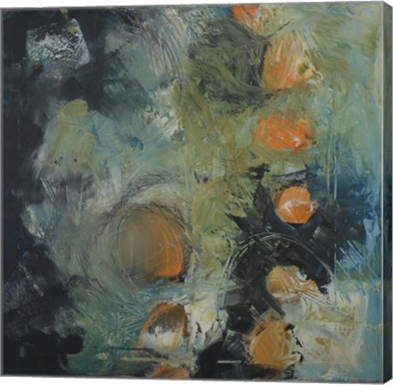 Framed Rain On Windshield Print