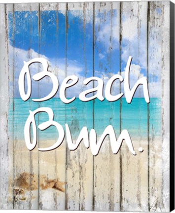 Framed Beach Bum Print