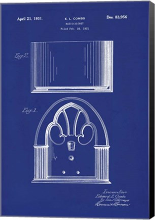 Framed Radio Cabinet Print