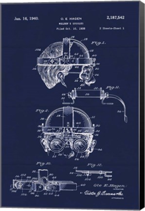 Framed Welders Goggles 1 Print