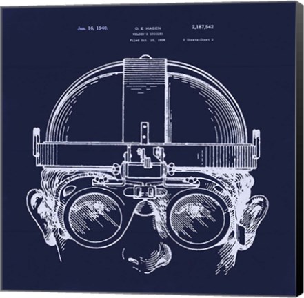 Framed Welders Goggles 2 Print