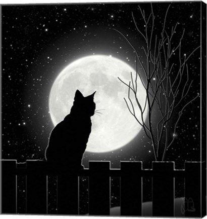 Framed Moon Bath II Print