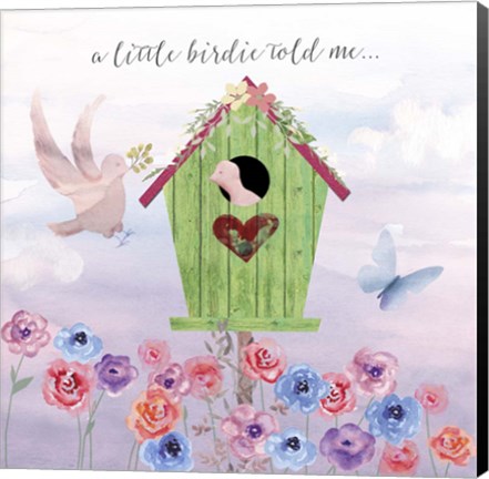 Framed Birdie Told Me Print