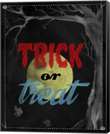 Framed Trick Or Treat Print