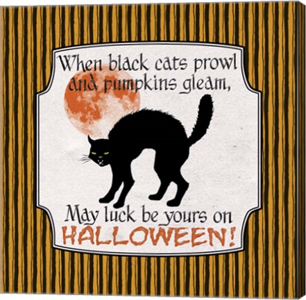 Framed Black Cats Print