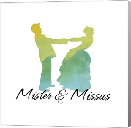 Framed Mister &amp; Missus Print
