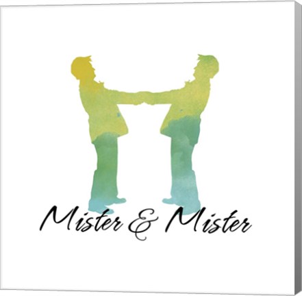 Framed Mister &amp; Mister Print