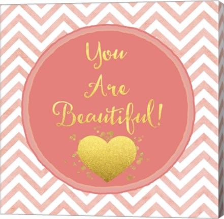 Framed You Are Beautiful Print