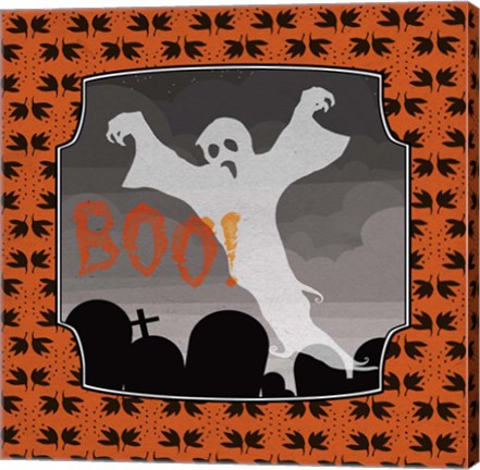 Framed Boo Ghost Print