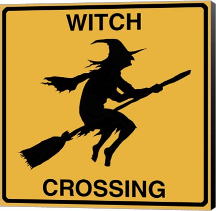 Framed Witch Crossing Print