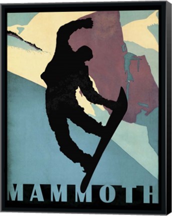 Framed Mammoth Mountain Winter Sports II Print