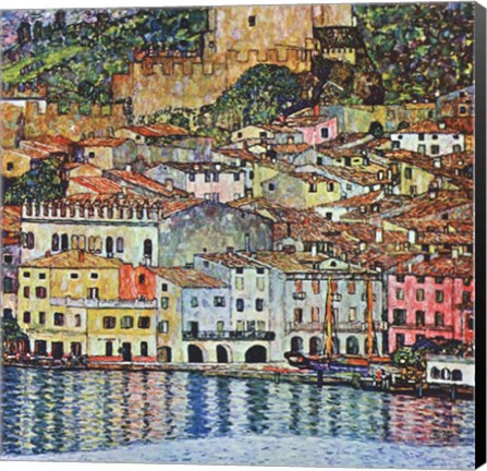 Framed Malcena at the Gardasee, 1907 Print