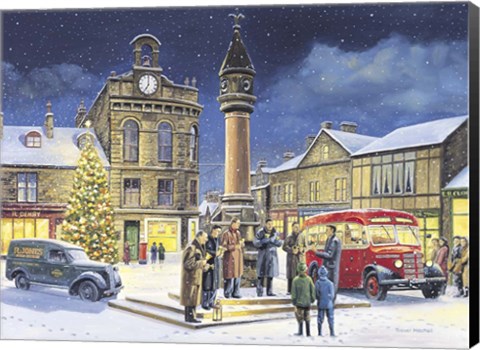 Framed Bells Of Christmas Print
