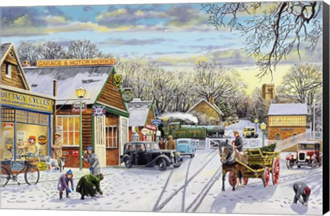 Framed Winter Service Print
